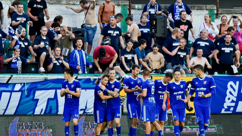 Radost fotbalistů Ostravy