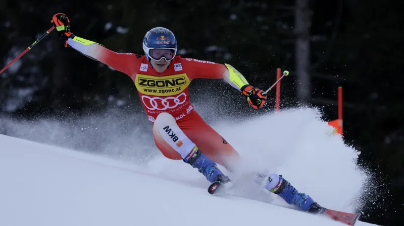 Jízdy nejlepších v 2. kole obřího slalomu v Alta Badii