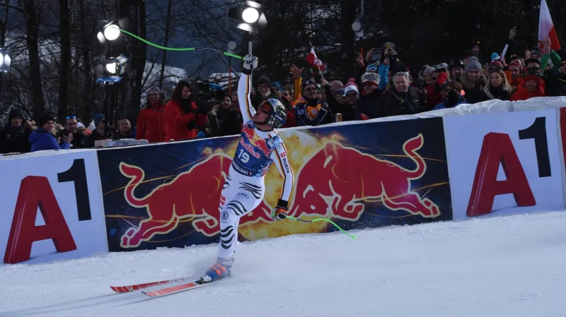 Dressen zvládl nejrychleji sjezd v Kitzbühelu