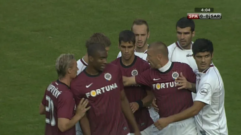 Sestřih utkání Sparta - Sarajevo
