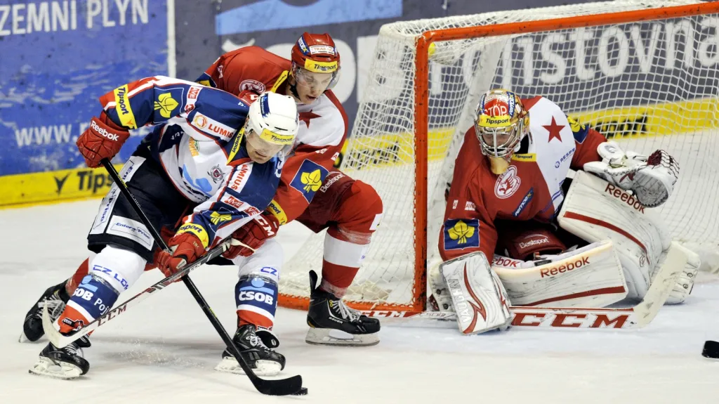 Utkání Pardubice - Slavia