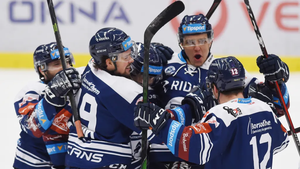 Radost hokejistů Vítkovic