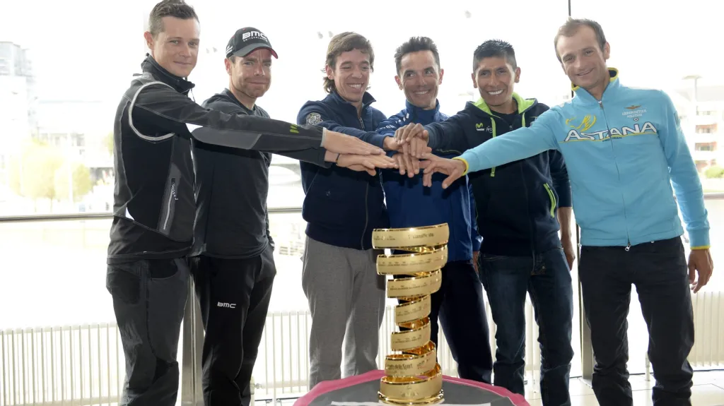 Velcí favorité před startem Giro d'Italia