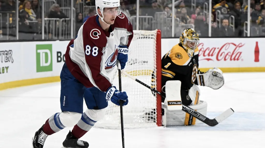 Útočník Martin Nečas v dresu Colorada