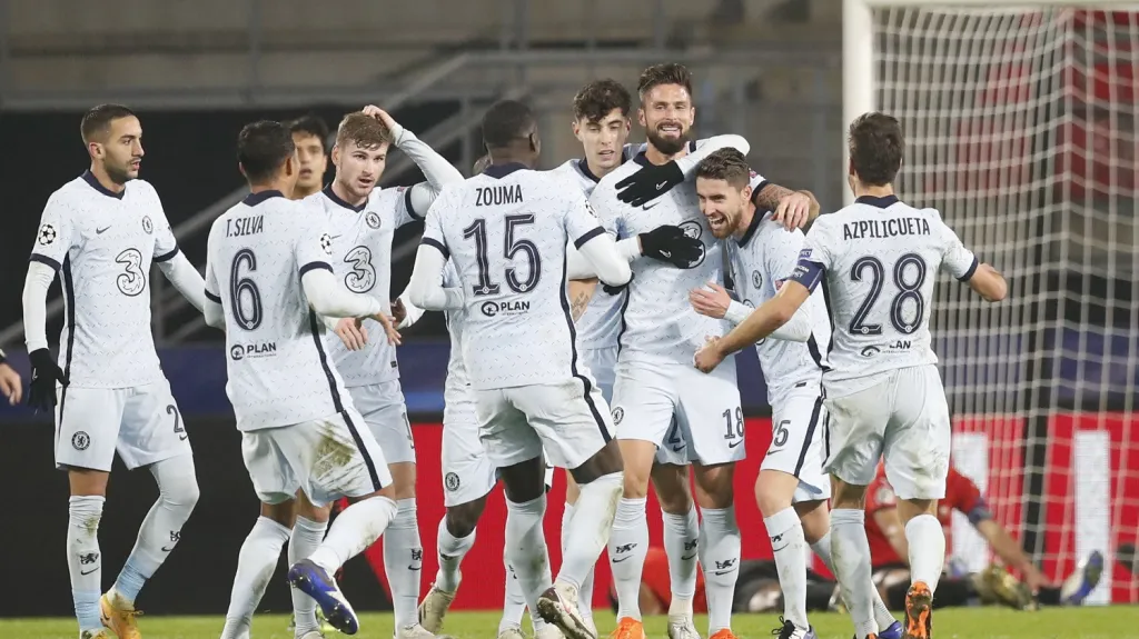 Radost fotbalistů Chelsea