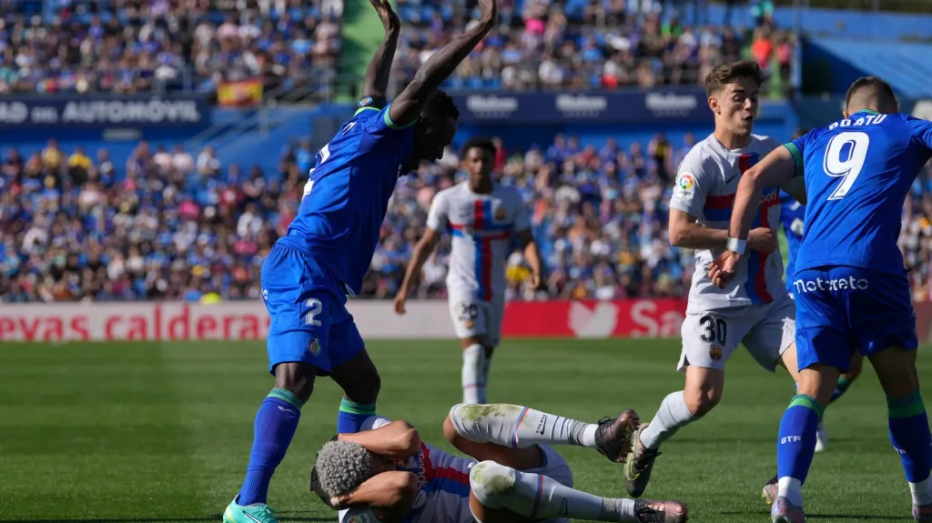 Utkání Barcelony s Gatefe v La lize