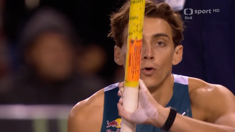 Duplantisův nejlepší skok a rekord mítinku