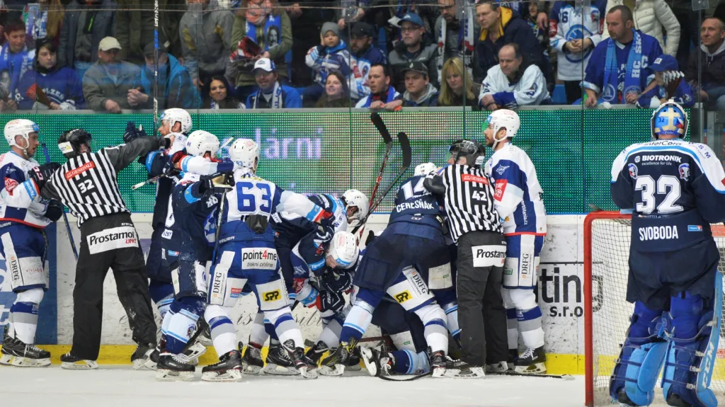 1. semifinálové utkání Plzeň - Brno