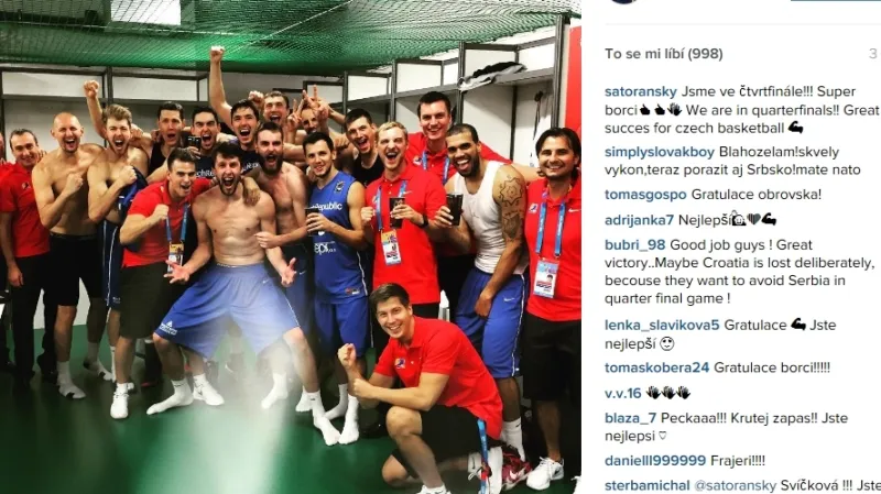 Takhle vypadá česká basketbalová radost