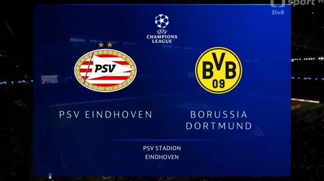 Sestřih utkání PSV Eindhoven – Dortmund