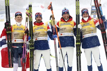 Vítězná norská štafeta