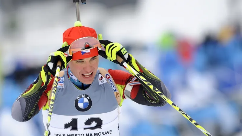 Biatlonista Krčmář dojel ve sprintu třináctý, nejlépe v SP