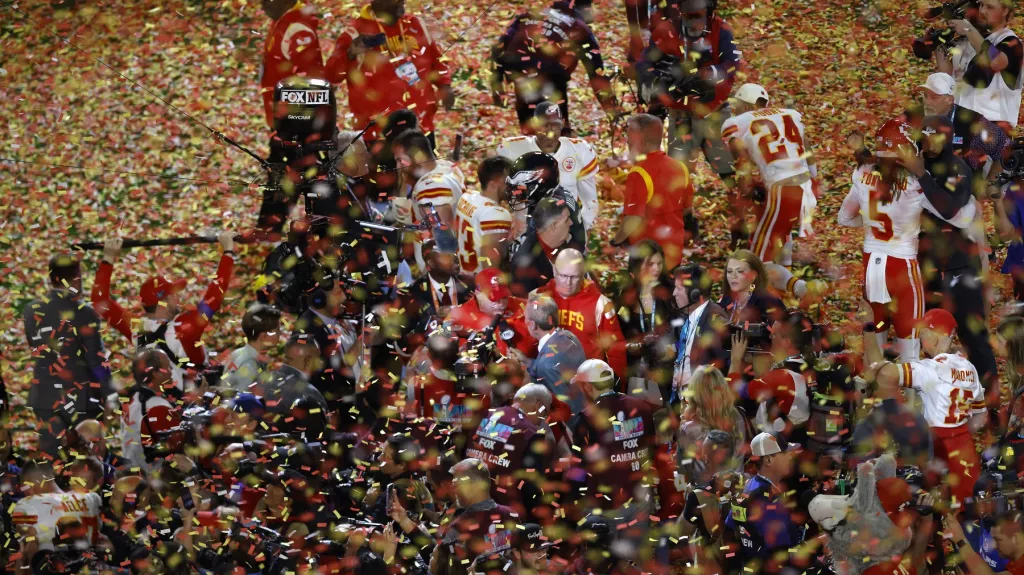 Kansas City Chiefs slaví triumf v Super Bowlu