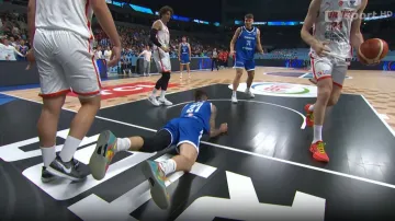 Odvážná smeč Víta Krejčího v utkání s Tureckem