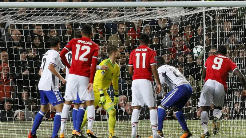 Utkání Manchester United - Basilej