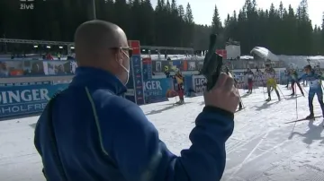 Sestřih závodu žen s hromadným startem na MS v Pokljuce