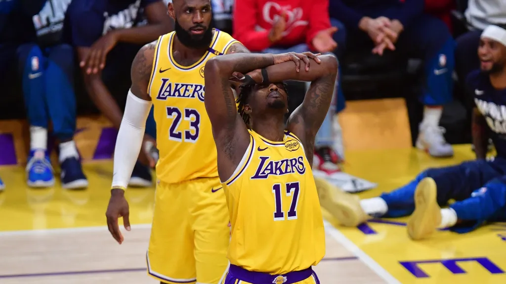 Zklamaní basketbalisté LA Lakers