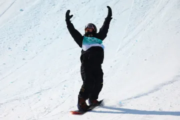 Čínský snowboardista Su I-ming ovládl big air