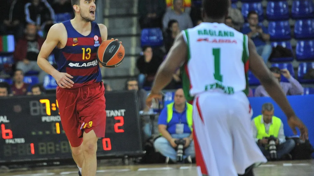 Tomáš Satoranský v dresu Barcelony