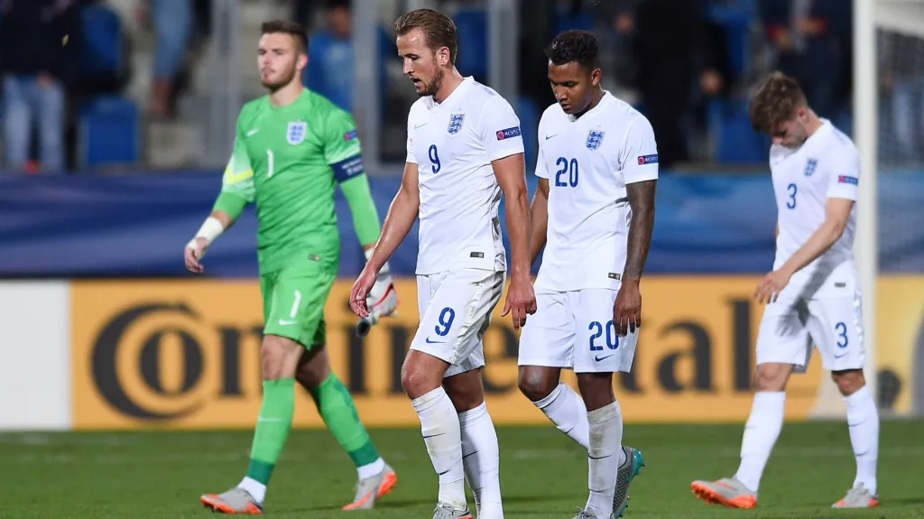 Zklamaní angličtí fotbalisté