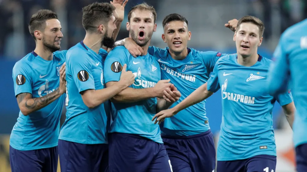 Fotbalisté Zenitu Petrohrad