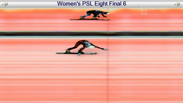 Osmifinálová jízda Maděrové a Ledecké v paralelním slalomu