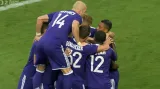 Gól v utkání Slavia Praha - Anderlecht Brusel: Sylla - 0:1 (49. min.)