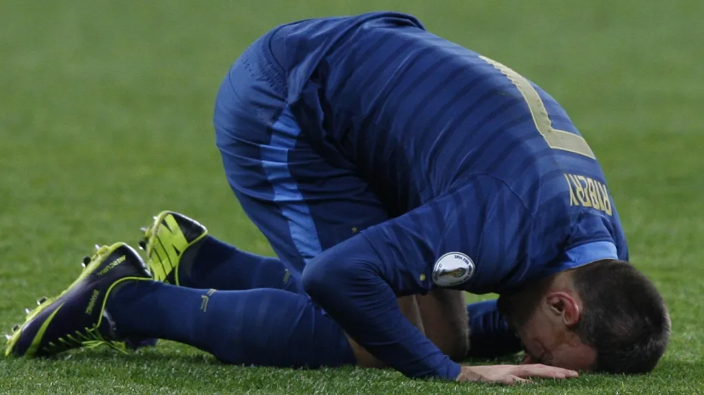 Franck Ribéry v dresu Francie