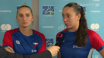 Ohlasy Terezy Valentové a Markéty Vondroušové po prohrané čtyřhře