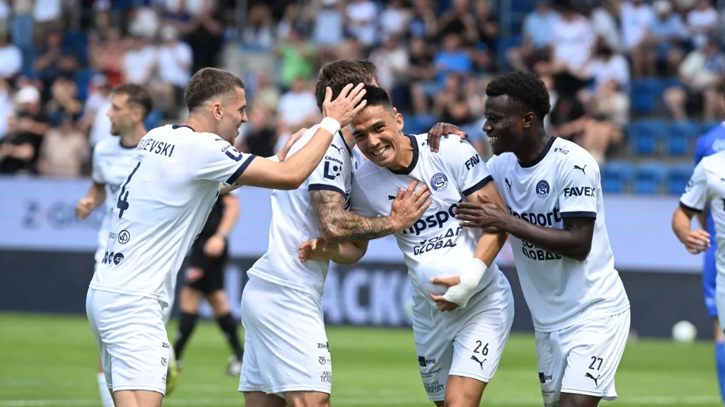 Radost fotbalistů Slovácka