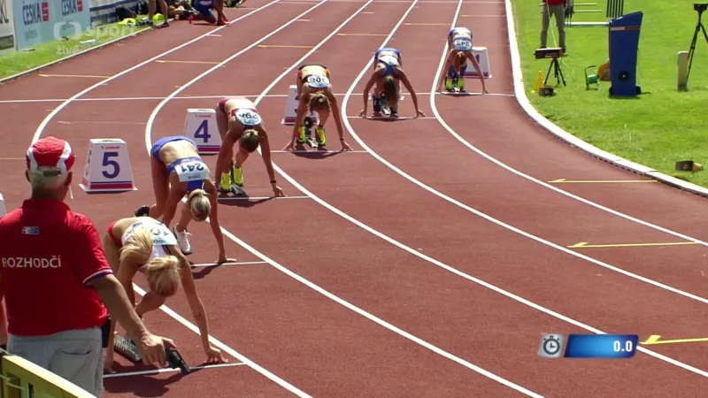 Běh žen na 200 m na MČR