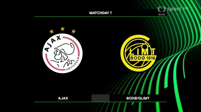 Sestřih utkání Ajax Amsterdam – Bodö/Glimt