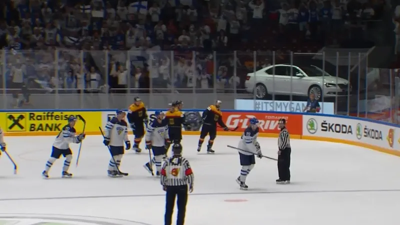 Gól v utkání Finsko - Německo: Laine - 5:1 (60. min.)