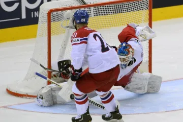 Neúspěšný nájezd Jakuba Klepiše v utkání s Dánskem