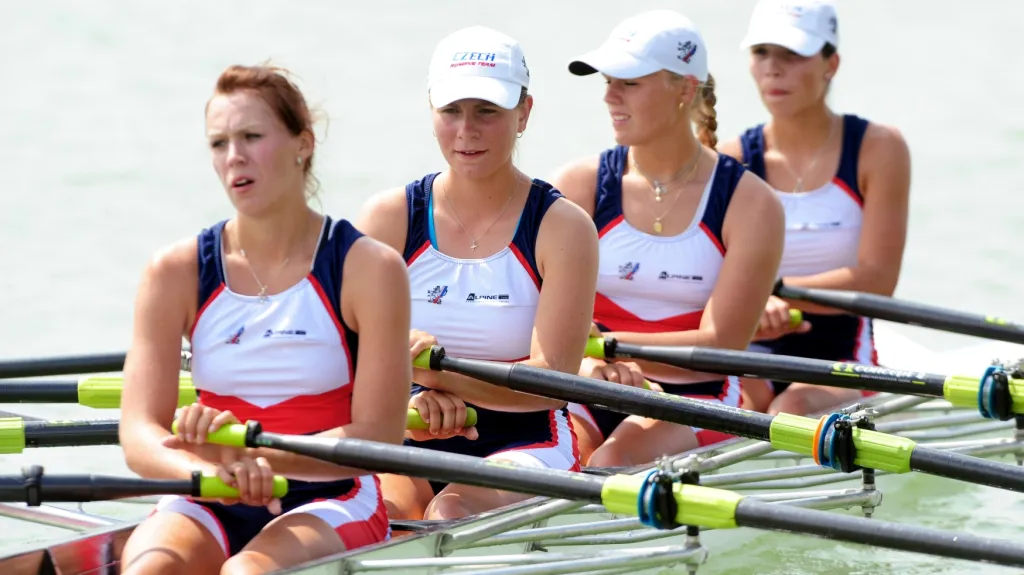 České reprezentantky na juniorském MS ve veslování
