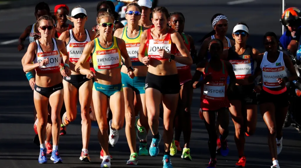 Caryl Jonesová na Hrách Commonwealthu