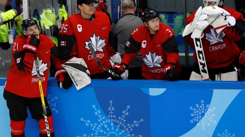 Zklamaní hokejisté Kanady