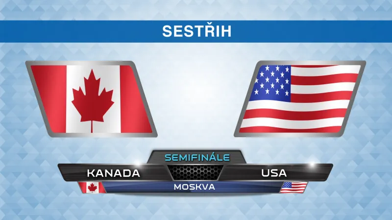 Sestřih utkání Kanada - USA