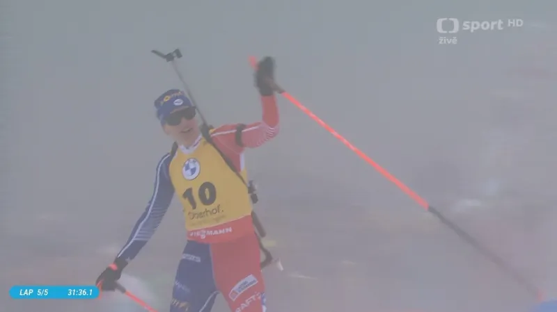 Sestřih stíhačky biatlonistek MS v Oberhofu