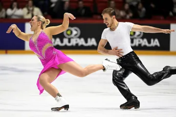 Natálie a Filip Taschlerovi na GP ve Finsku