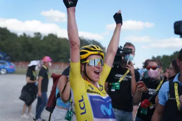 Annemiek van Vleutenová se raduje