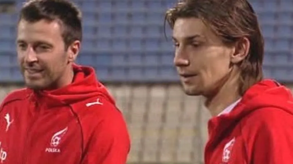 Trénink polské fotbalové reprezentace