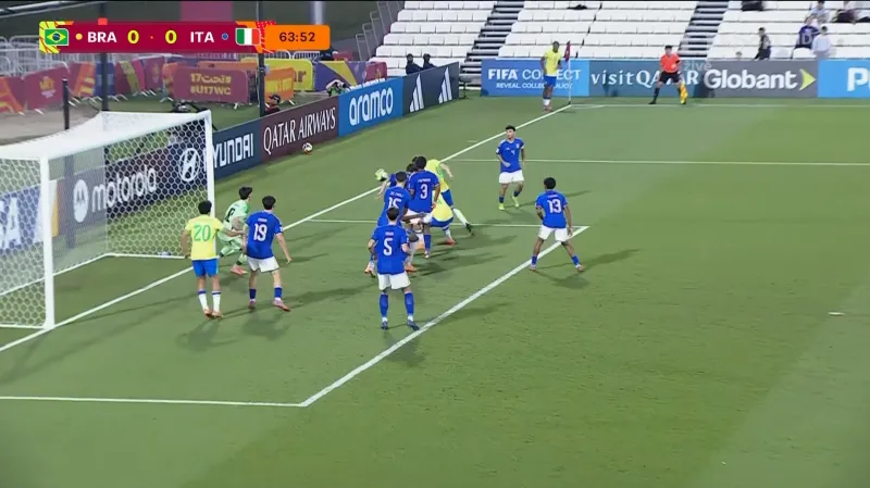 Neuznaný gól Brazílie v utkání o bronz