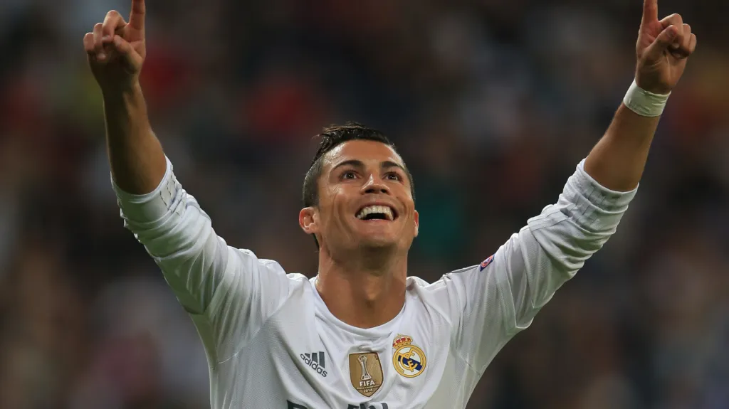Slavící Cristiano Ronaldo