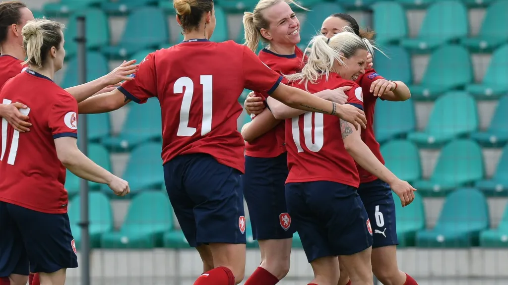 Radost českých fotbalistek