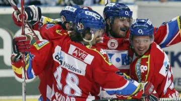 Hráči Pardubic slaví mistrovský titul