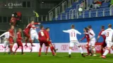 Gól v utkání Česko - Dánsko: Jörgensen - 1:1 (38. min.)