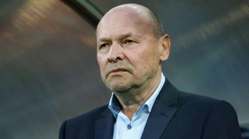 Trenér Plzně Miroslav Koubek