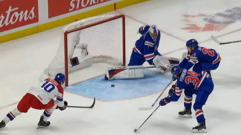 Sestřih semifinále USA 20 – Česko 20
