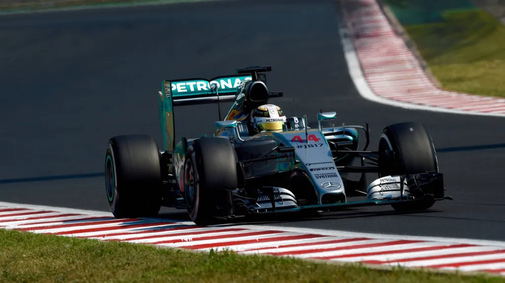 Lewis Hamilton na Hungaroringu